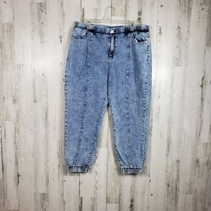 Wild fable acid wash, high waist mom jeans